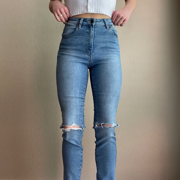 Rolla's High Waisted Skinny Jeans - Picture 2 of 6